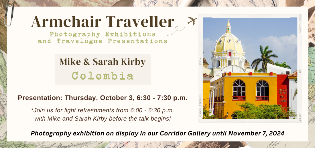 Armchair Traveller - Colombia - Mike and Sarah Kirby